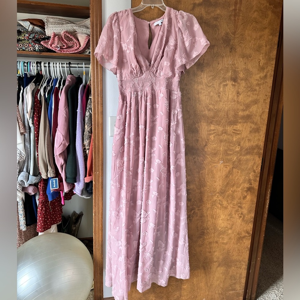 Baltic Born Blush Pink Maxi Dress